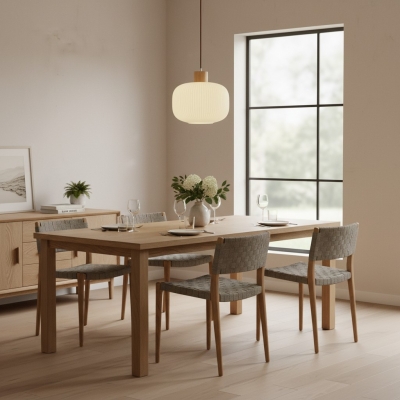 Opalyn Vintage Elegante Hanglamp van Melkwit Glas - Verlichting voor de Eetkamer