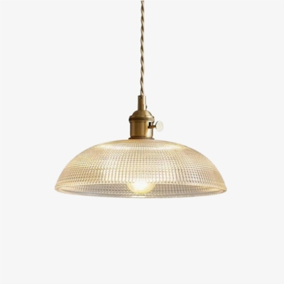 Suspension Solrib Nordic Vintage en m&eacute;tal et verre c&ocirc;tel&eacute; &ndash; &Eacute;clairage d&eacute;coratif pour la maison