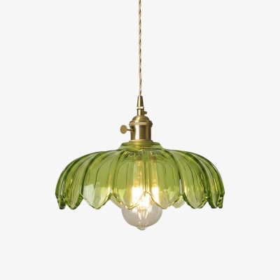 Petalbloom Rustieke Tulp Glazen Hanglamp &ndash; Hanglamp met Bloemknopdesign voor Eetkamer N58