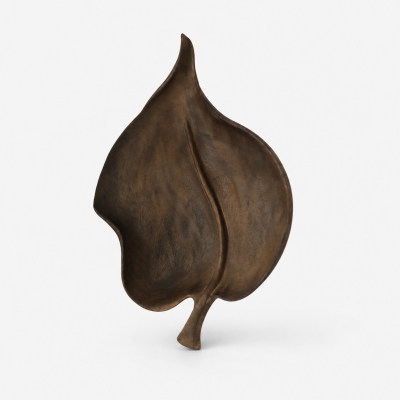 Sculptural Wooden Leaf Wall Decor