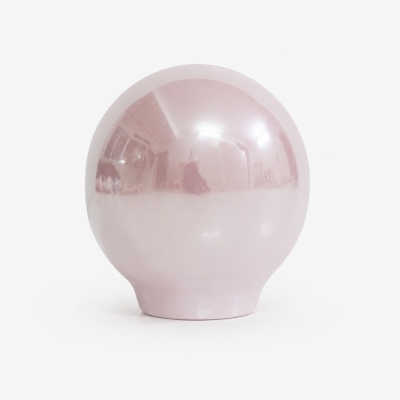 Bouton de meuble en c&eacute;ramique nacr&eacute;e
