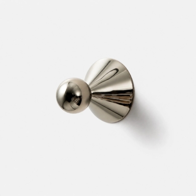 Boutons de meubles sculpturaux en laiton