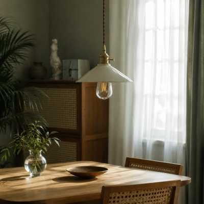 Wabi-Sabi Ceramic Pendant Light