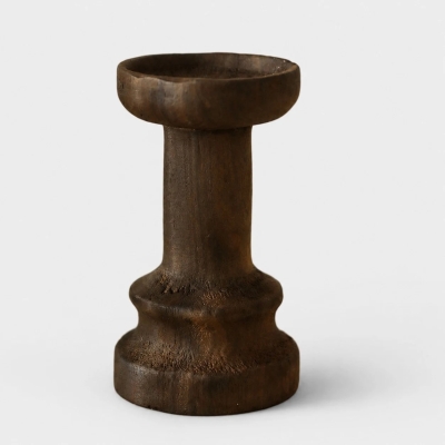 Wabi-Sabi Solid Wood Candle Holders