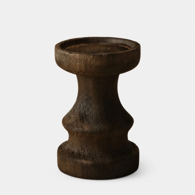 Wabi-Sabi Solid Wood Candle Holders