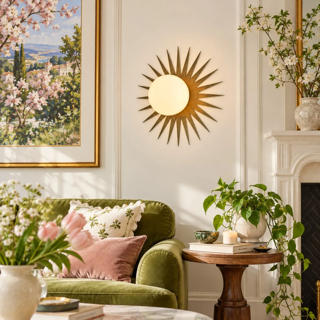 Solid Brass Modern Hallway Wall Lamp
