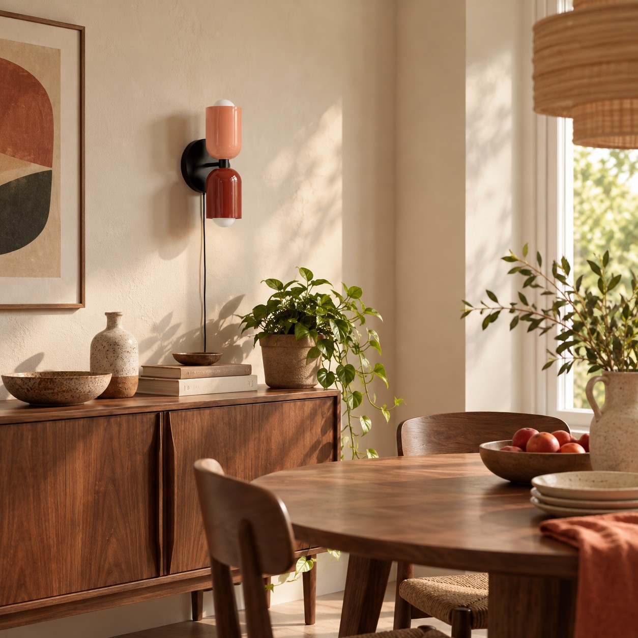Couleur Double Up-and-Down Plug-In Wall Light