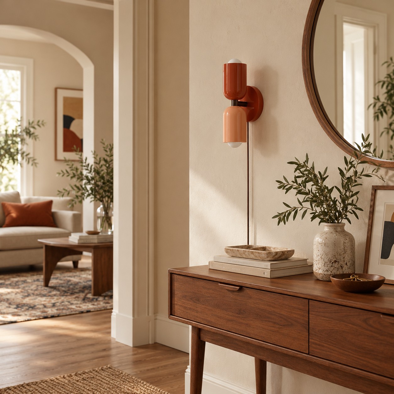 Couleur Double Up-and-Down Plug-In Wall Light