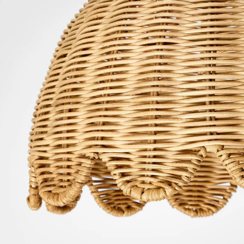 Plafonnier Rattalia - Design floral sculptural de style naturel pour &icirc;lot de cuisine