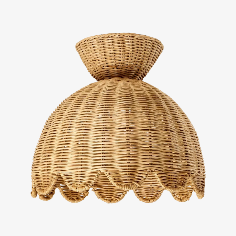 Plafonnier Rattalia - Design floral sculptural de style naturel pour &icirc;lot de cuisine