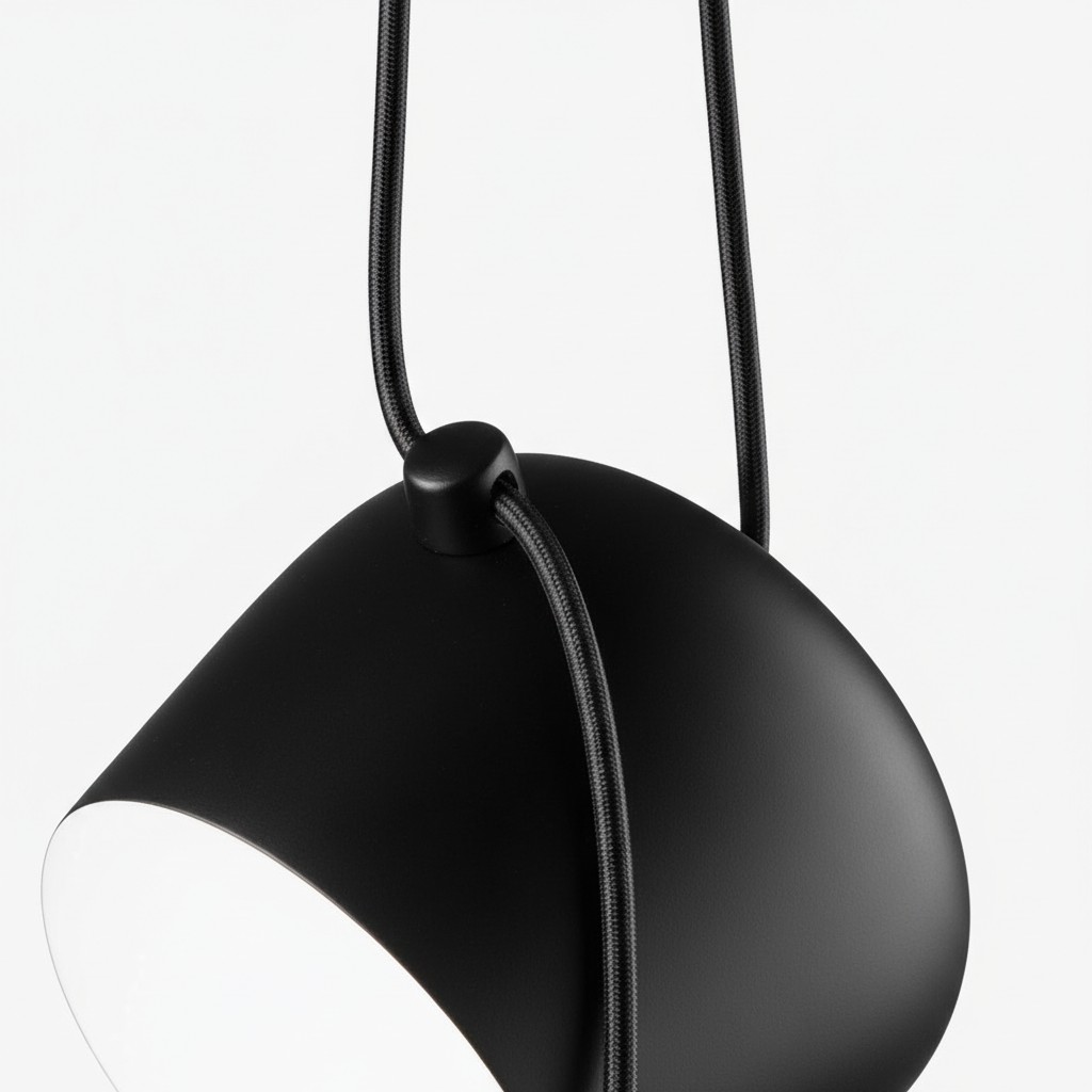 L&aacute;mpara colgante minimalista moderna y ajustable Axiomorna: elegante l&aacute;mpara colgante LED para cualquier espacio N02