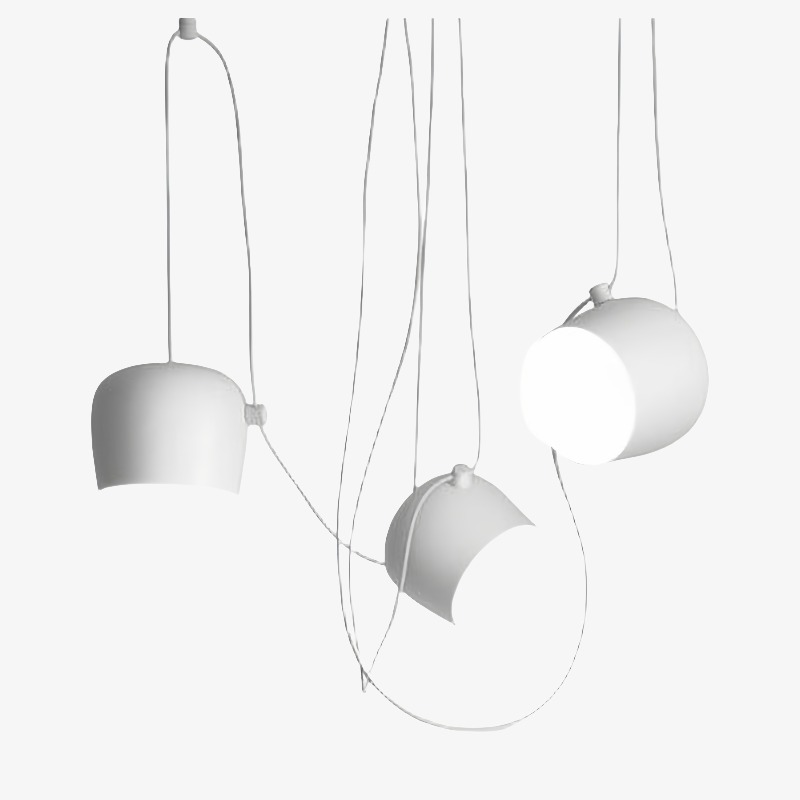 L&aacute;mpara colgante minimalista moderna y ajustable Axiomorna: elegante l&aacute;mpara colgante LED para cualquier espacio N02