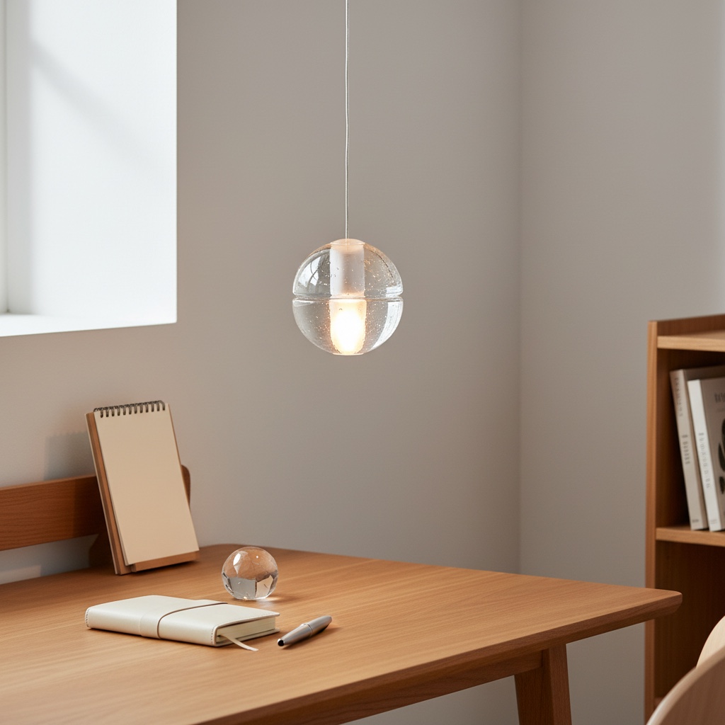 Suspension d&eacute;corative en cristal Lorivo, effet &eacute;toil&eacute;, pour espaces lounge