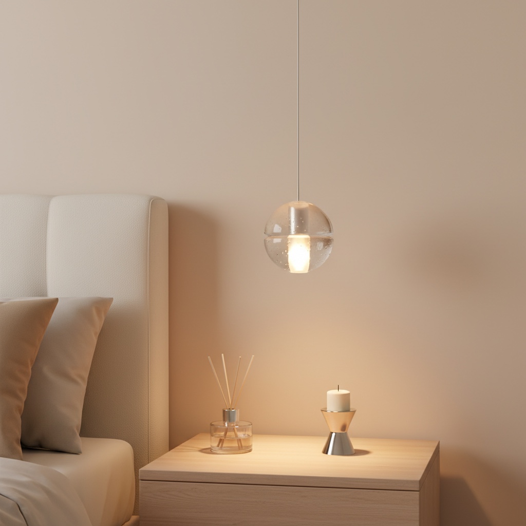 Suspension d&eacute;corative en cristal Lorivo, effet &eacute;toil&eacute;, pour espaces lounge