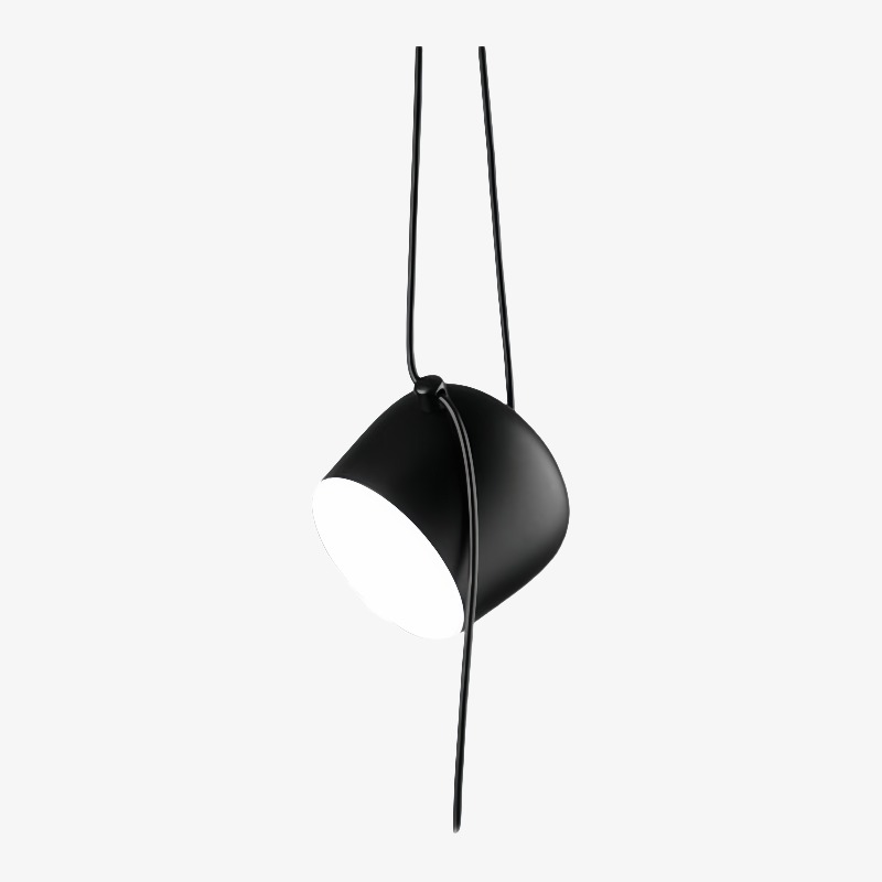 L&aacute;mpara colgante minimalista moderna y ajustable Axiomorna: elegante l&aacute;mpara colgante LED para cualquier espacio N02
