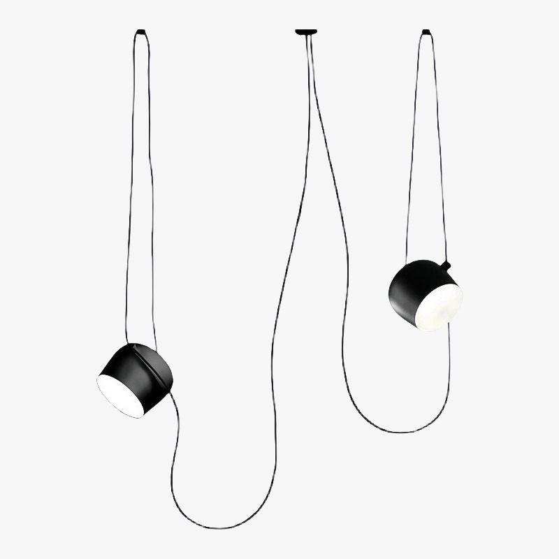 L&aacute;mpara colgante minimalista moderna y ajustable Axiomorna: elegante l&aacute;mpara colgante LED para cualquier espacio N02