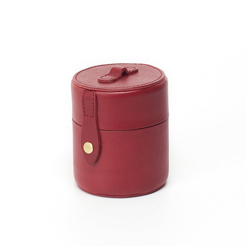 Leather Handmade Personalized Creative Mini Cylinder Bag