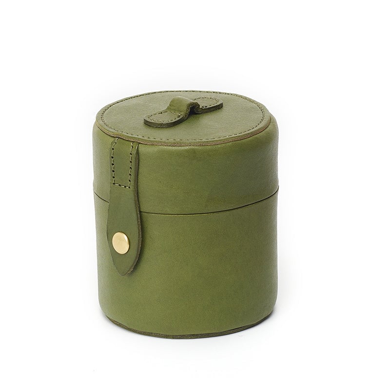 Leather Handmade Personalized Creative Mini Cylinder Bag