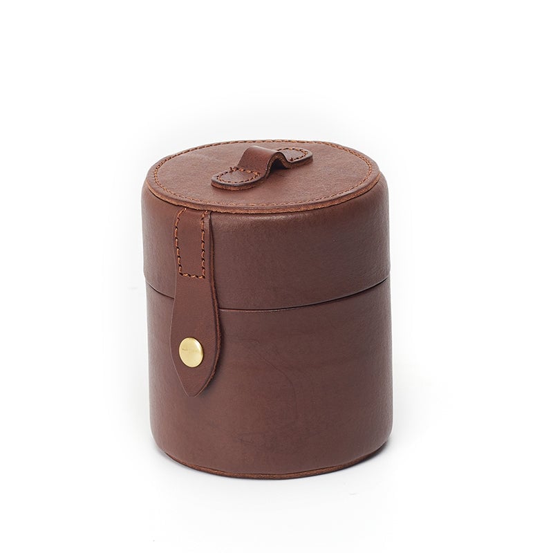 Leather Handmade Personalized Creative Mini Cylinder Bag