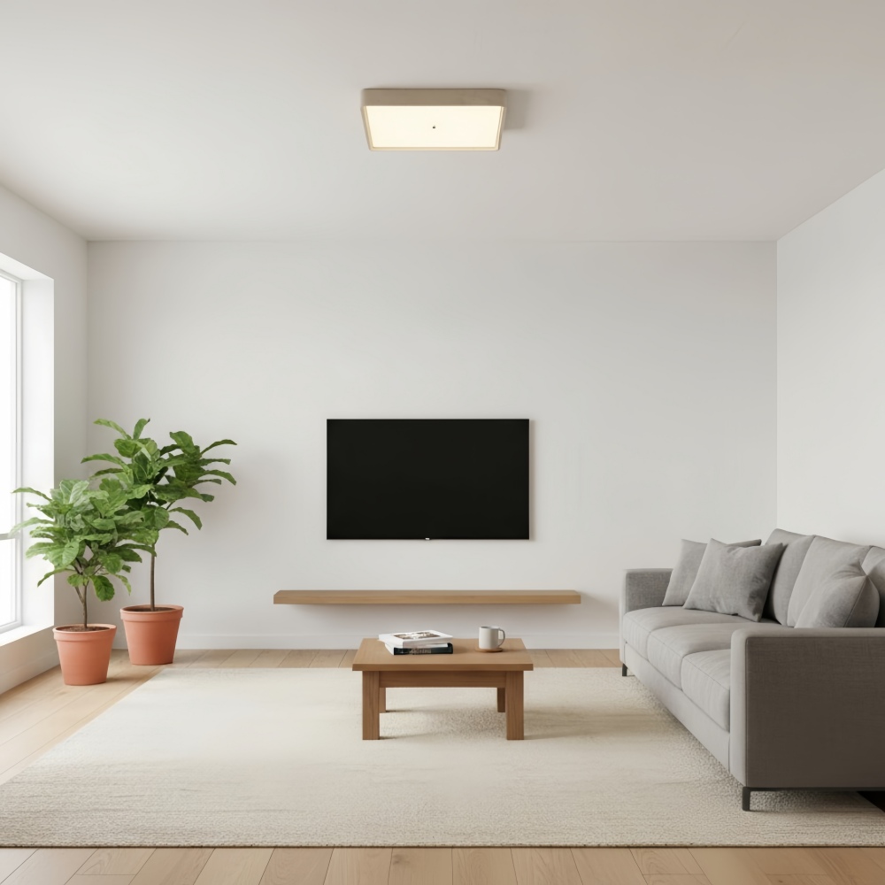 Zenthoris Travertin-Deckenleuchte, minimalistische Einbauleuchte &ndash; Moderne Ambientebeleuchtung f&uuml;r Flure