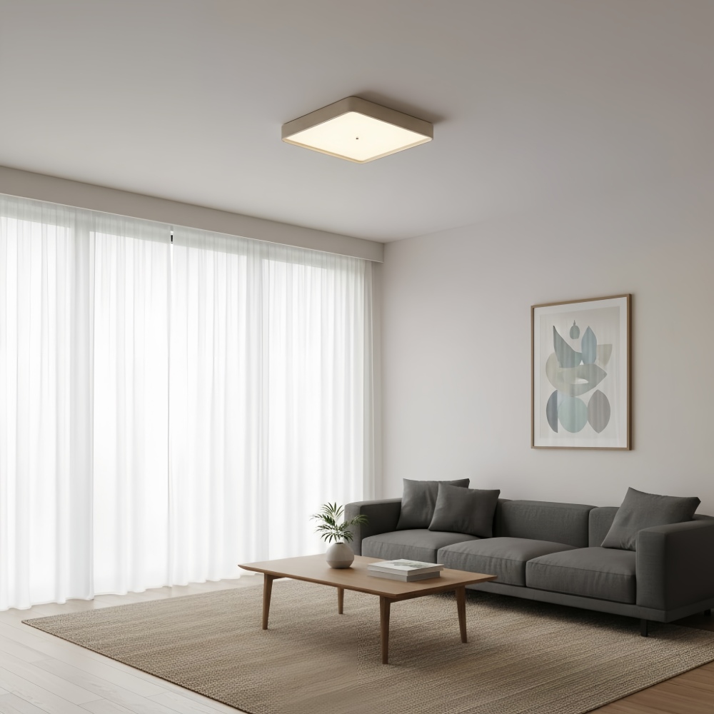 Zenthoris Travertin-Deckenleuchte, minimalistische Einbauleuchte &ndash; Moderne Ambientebeleuchtung f&uuml;r Flure