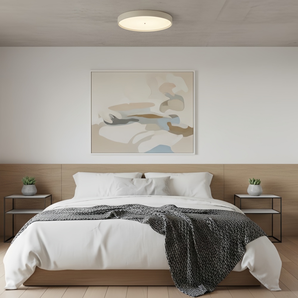 Zenthoris Travertin-Deckenleuchte, minimalistische Einbauleuchte &ndash; Moderne Ambientebeleuchtung f&uuml;r Flure