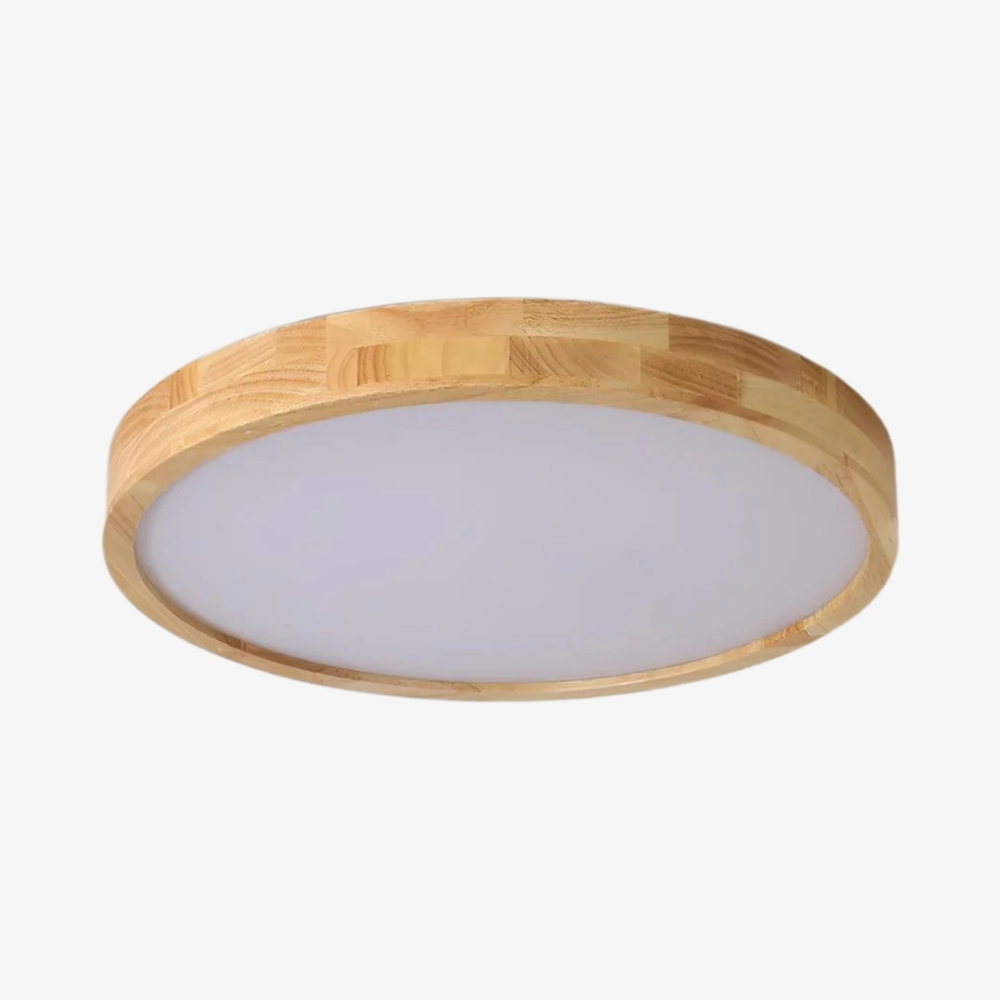 LignoForma Deckenleuchte in geometrischer Form &ndash; Moderne LED-Holzdecke f&uuml;r Schlafzimmer und Wohnzimmer