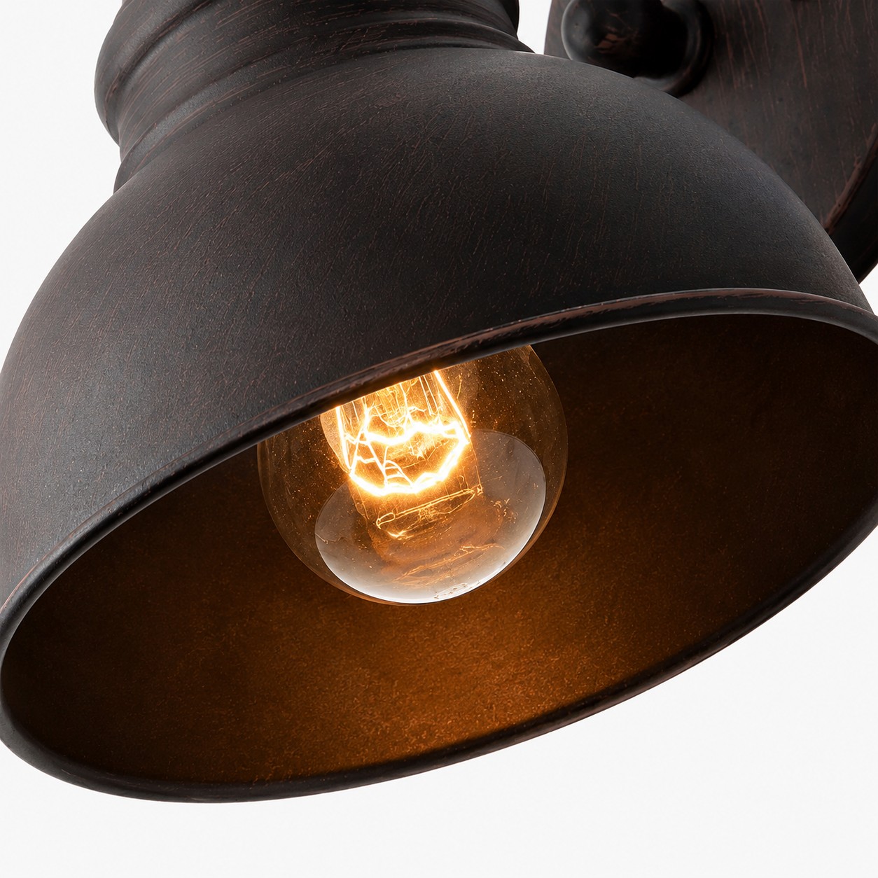 Aplique de pared industrial de metal Solenvo - Estilo vintage americano para iluminaci&oacute;n de jard&iacute;n y porche