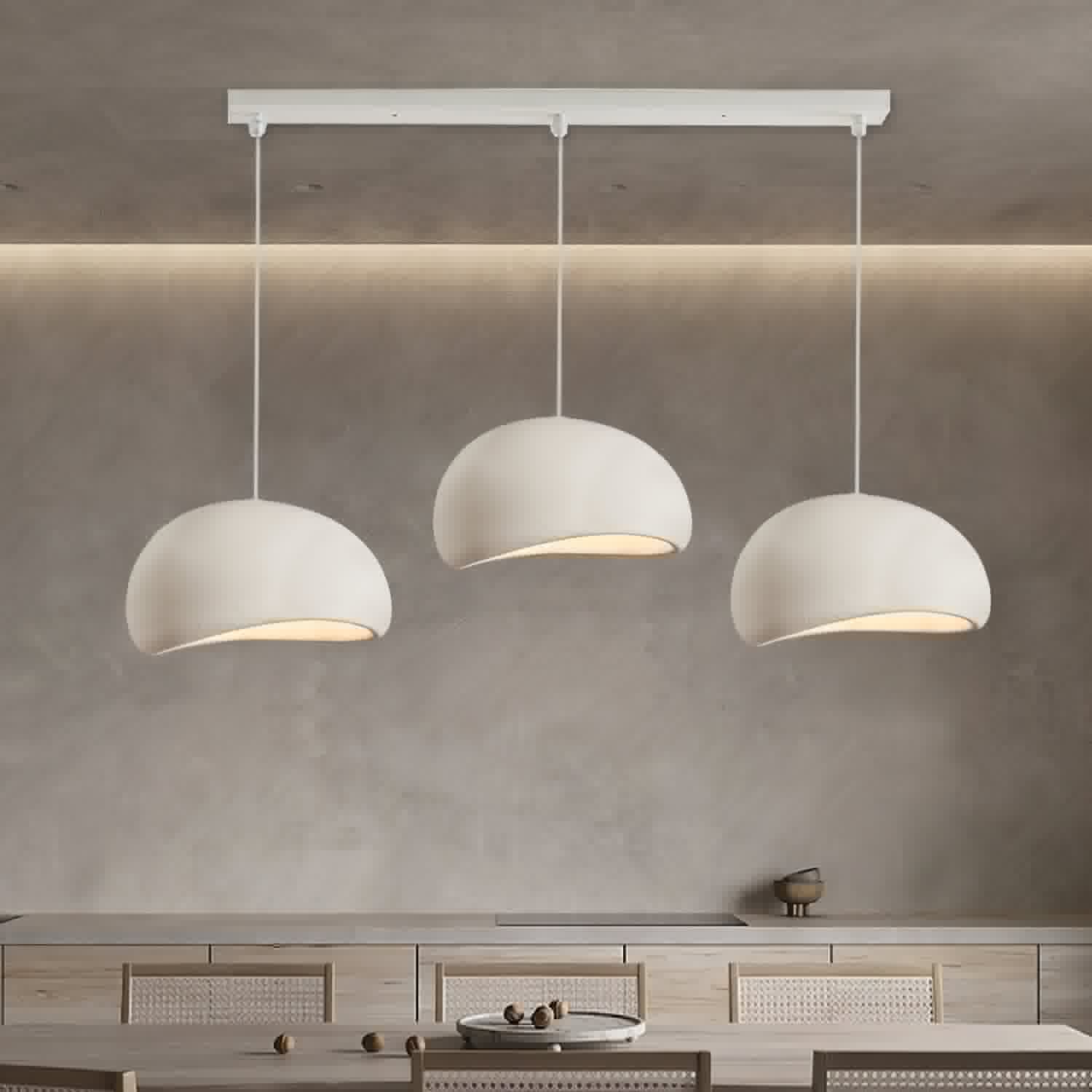 Sculptural Polystyrene Ceiling Pendant Light
