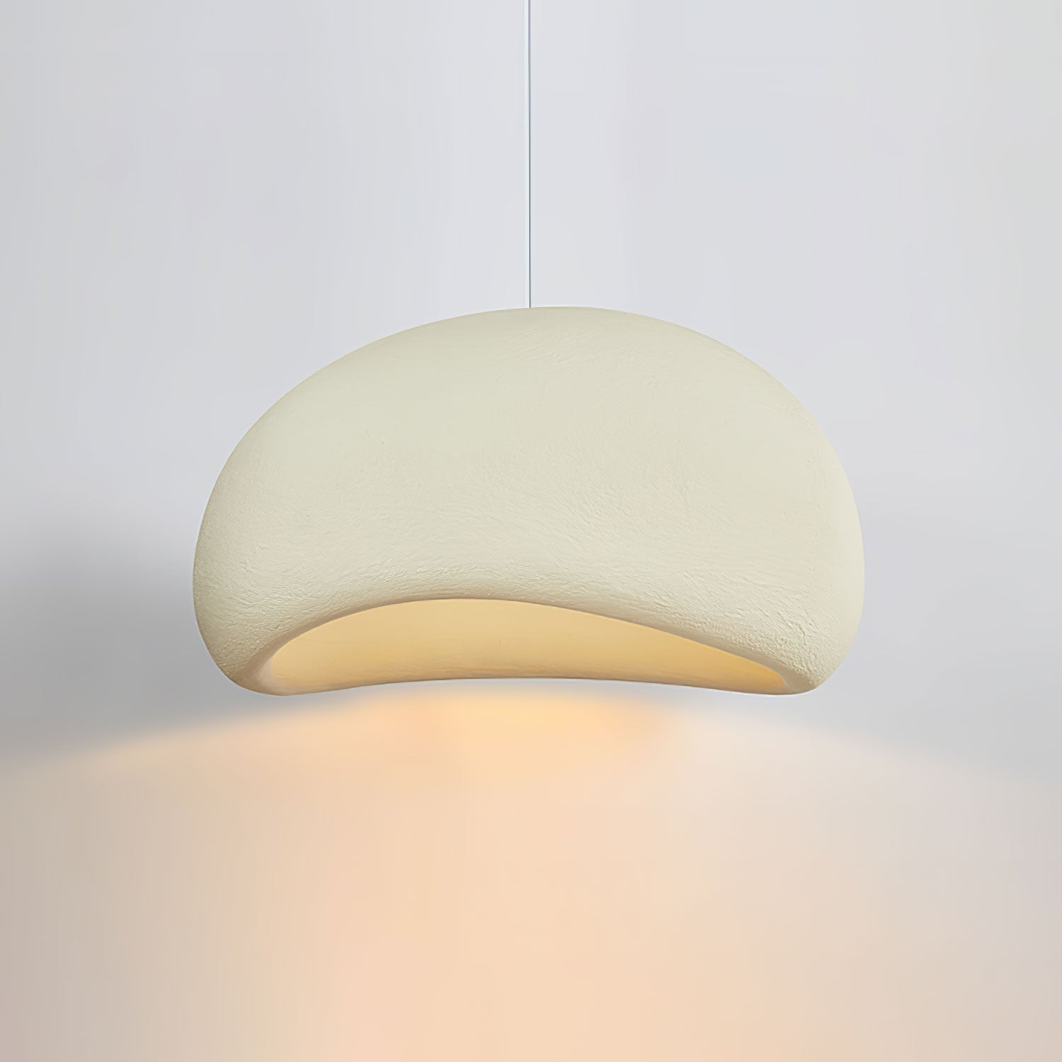 Sculptural Polystyrene Ceiling Pendant Light