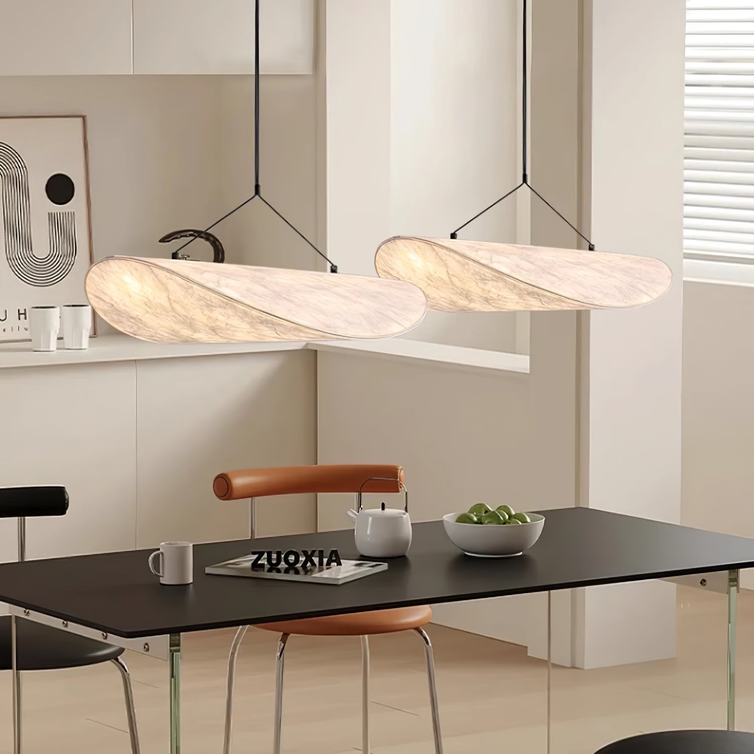 Cloudlike Mulberry Silk Plug-In Pendant Light