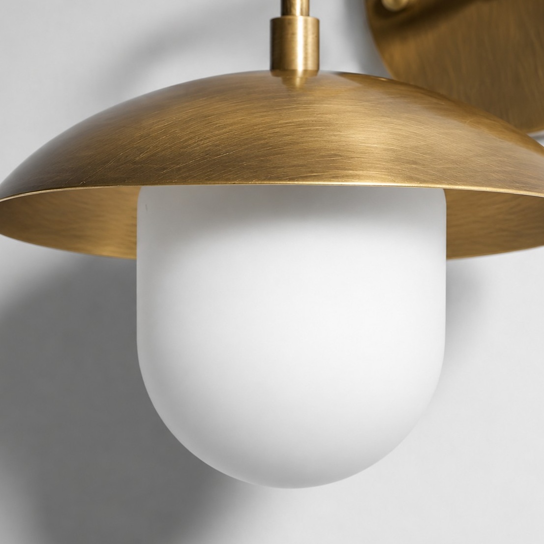 Sculptural Multi-Head Design Metal Glass Wall Light