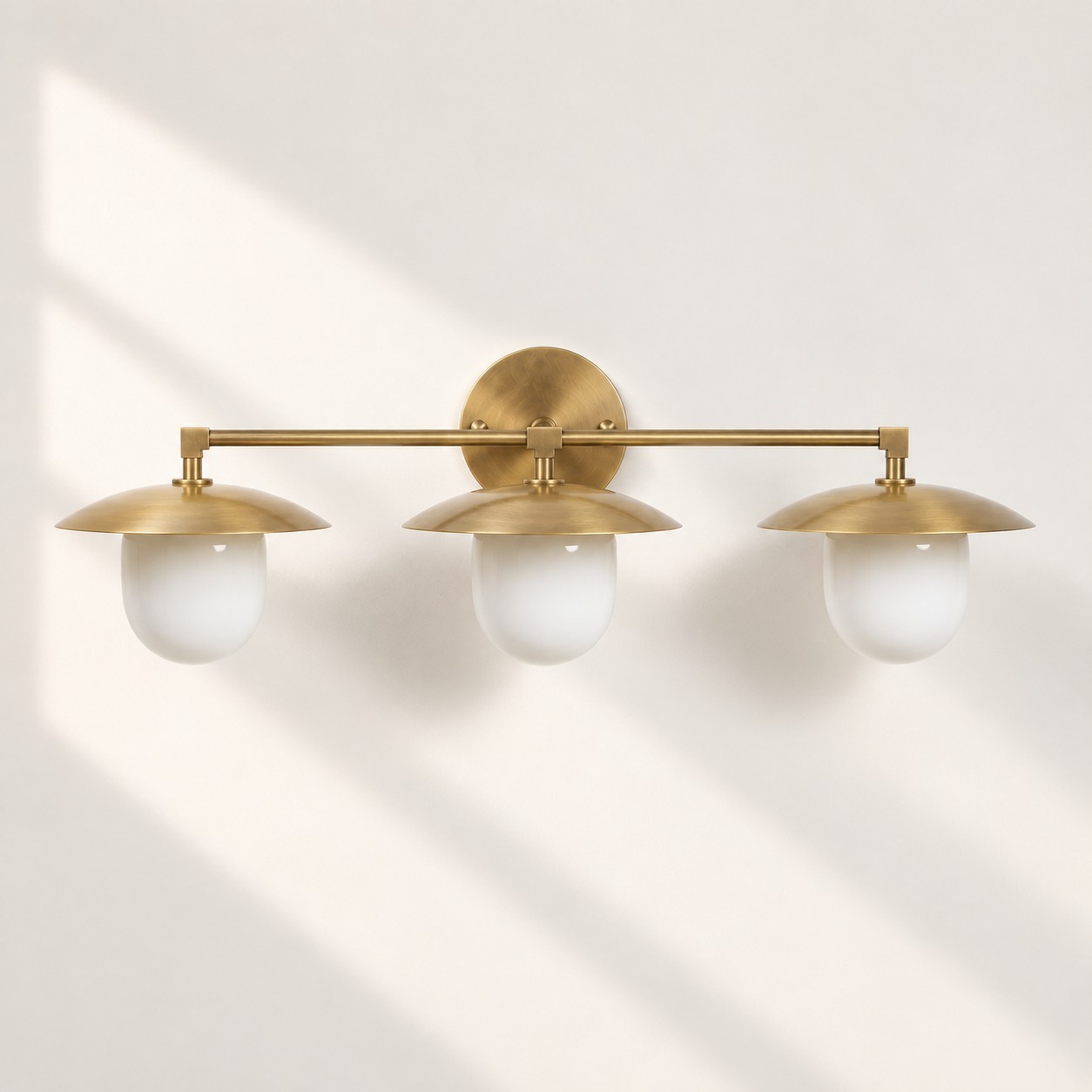 Sculptural Multi-Head Design Metal Glass Wall Light