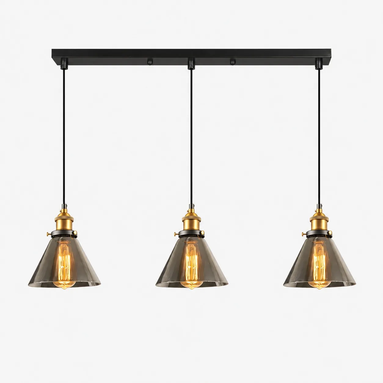 Suspension minimaliste en verre