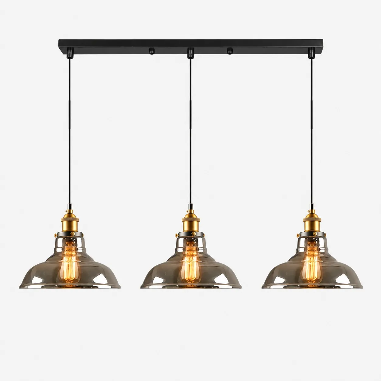 Suspension minimaliste en verre
