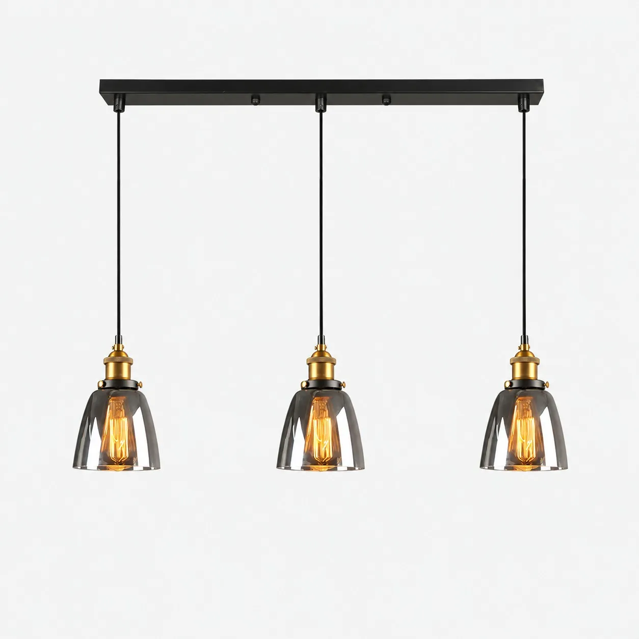 Suspension minimaliste en verre