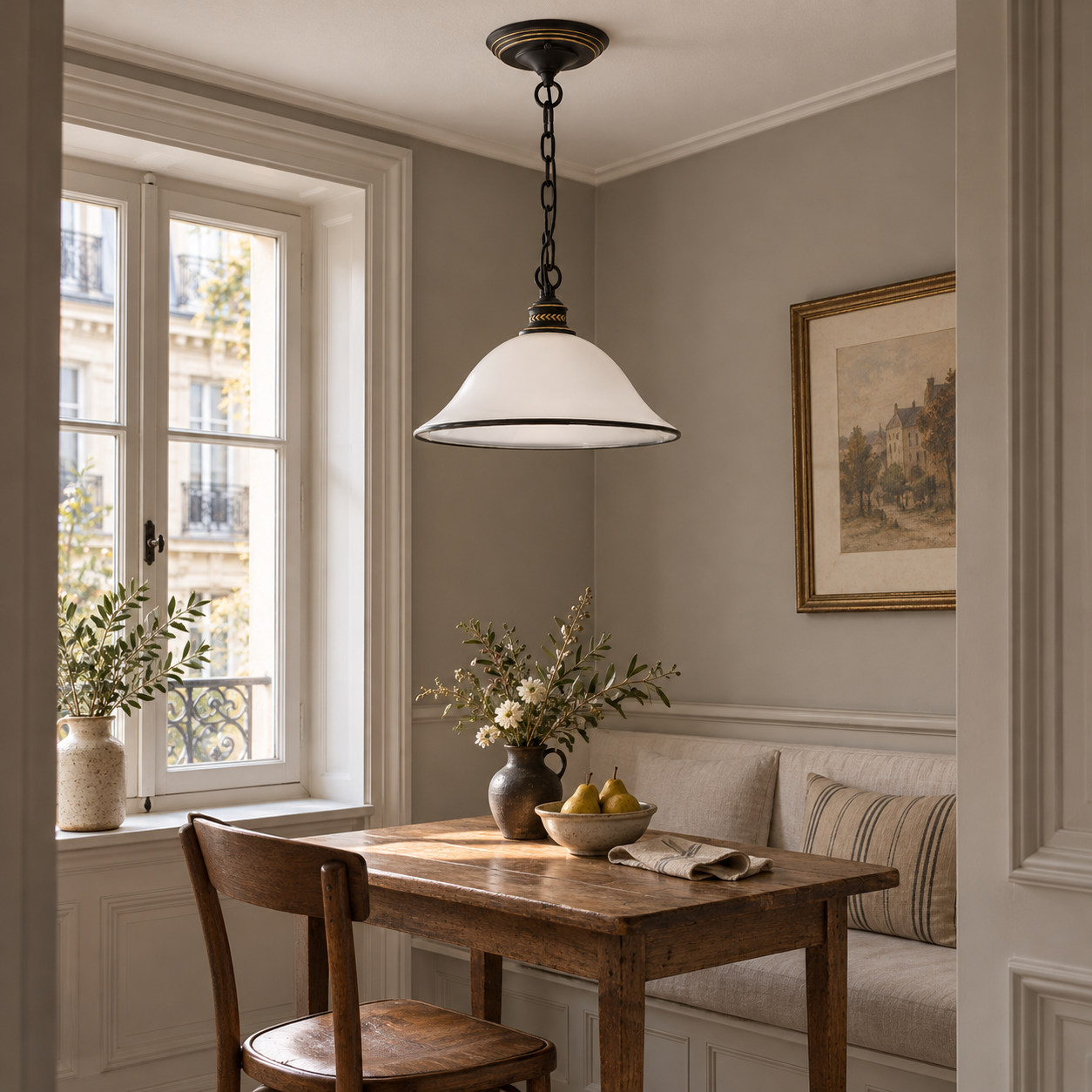 Dining nook scene