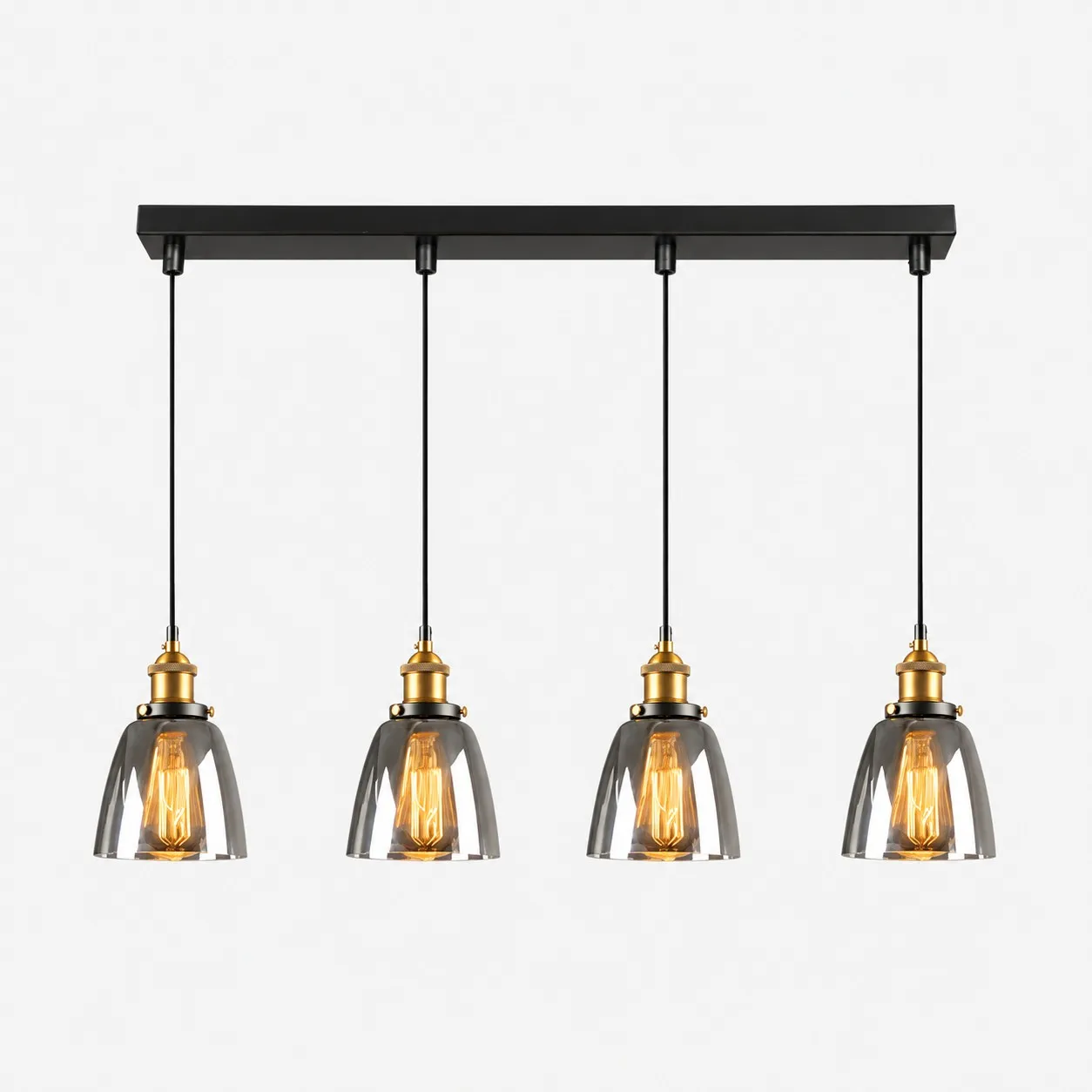 Suspension minimaliste en verre