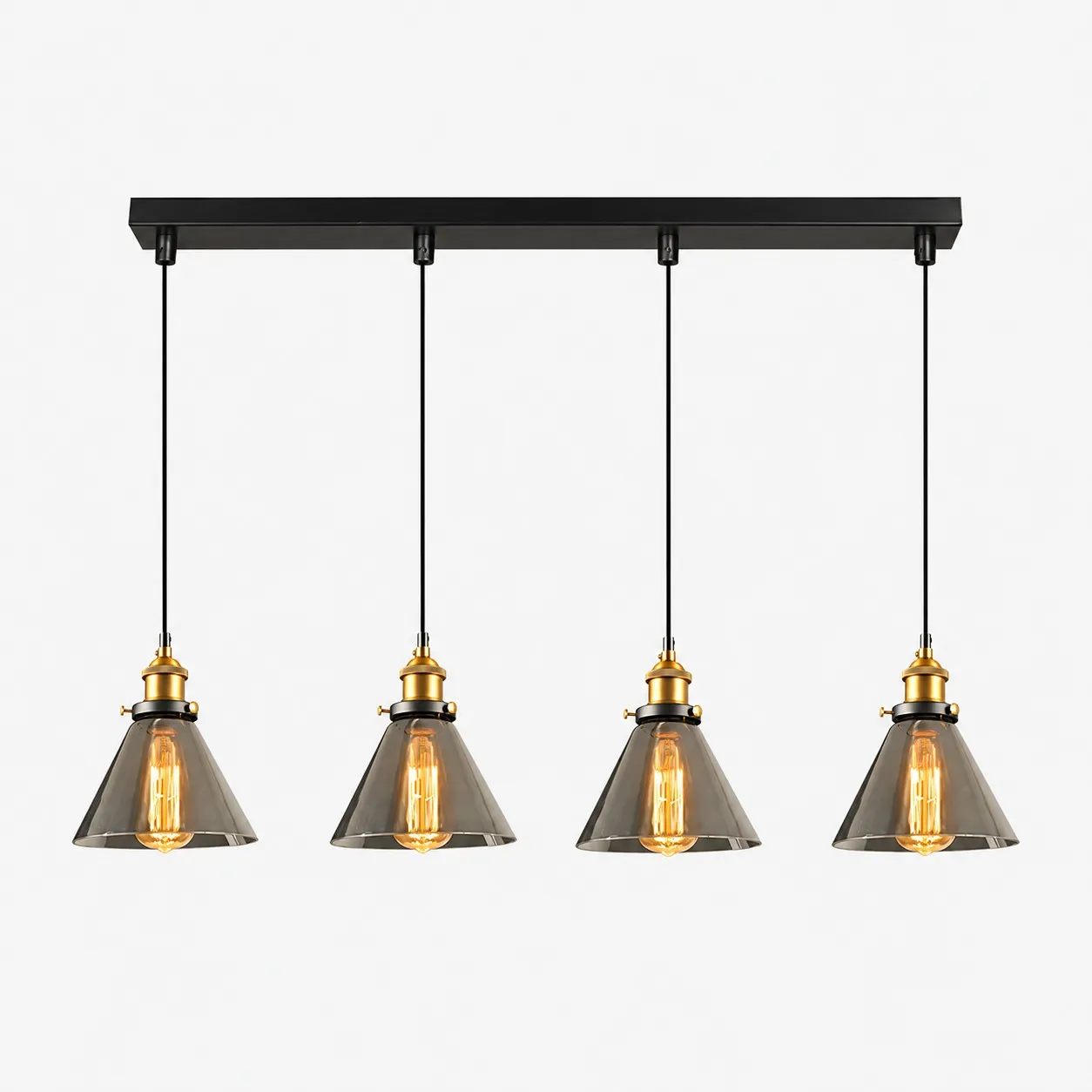 Suspension minimaliste en verre