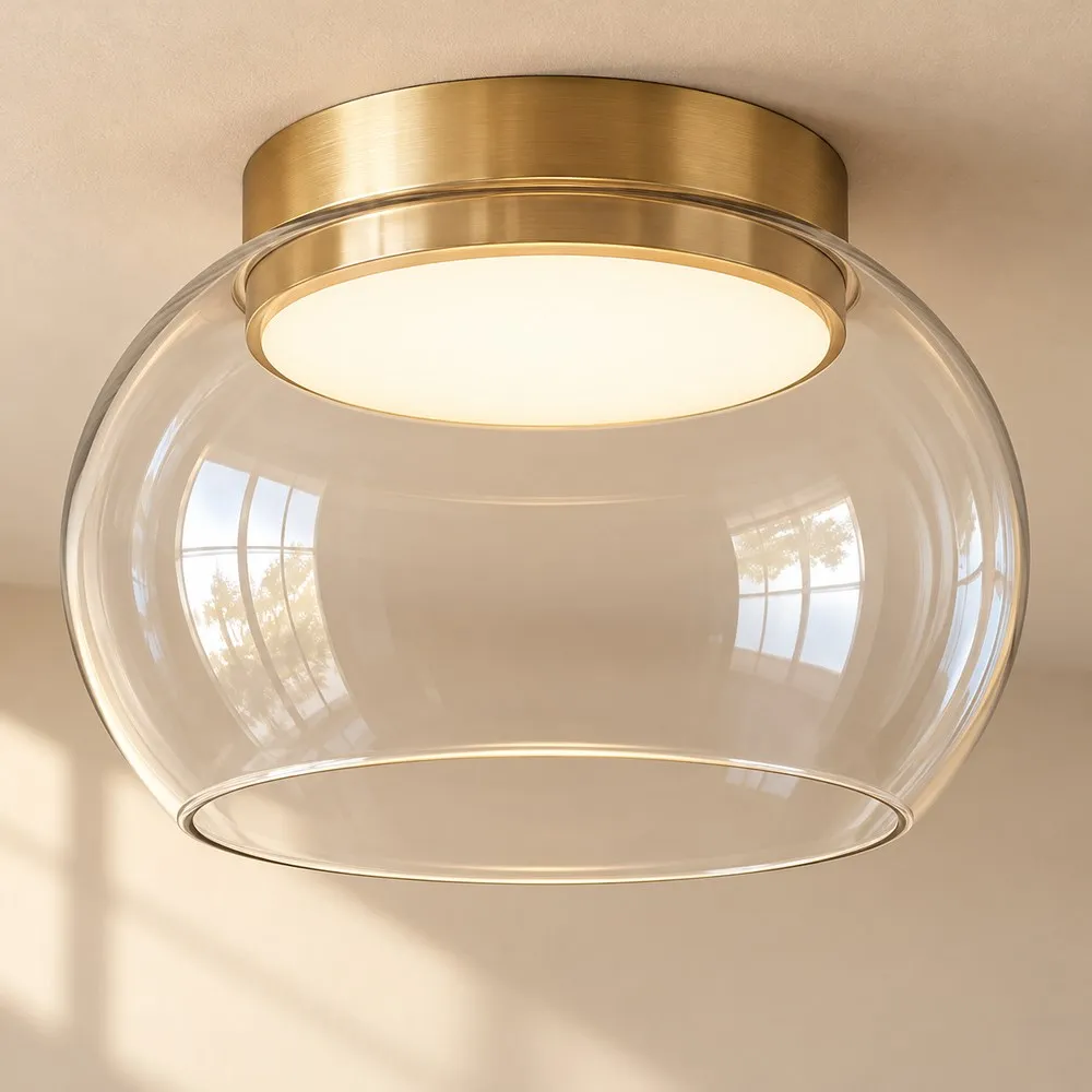 Moderne glazen plafondlamp