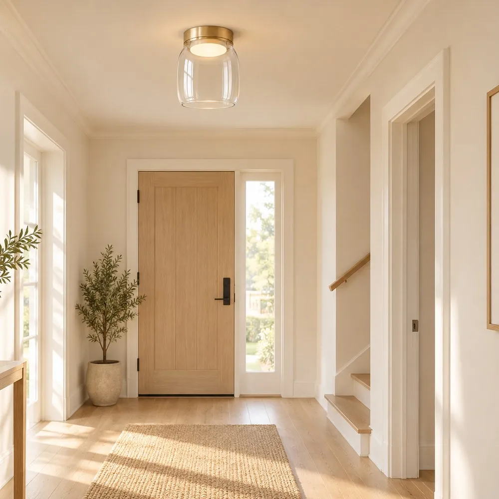 Moderne glazen plafondlamp