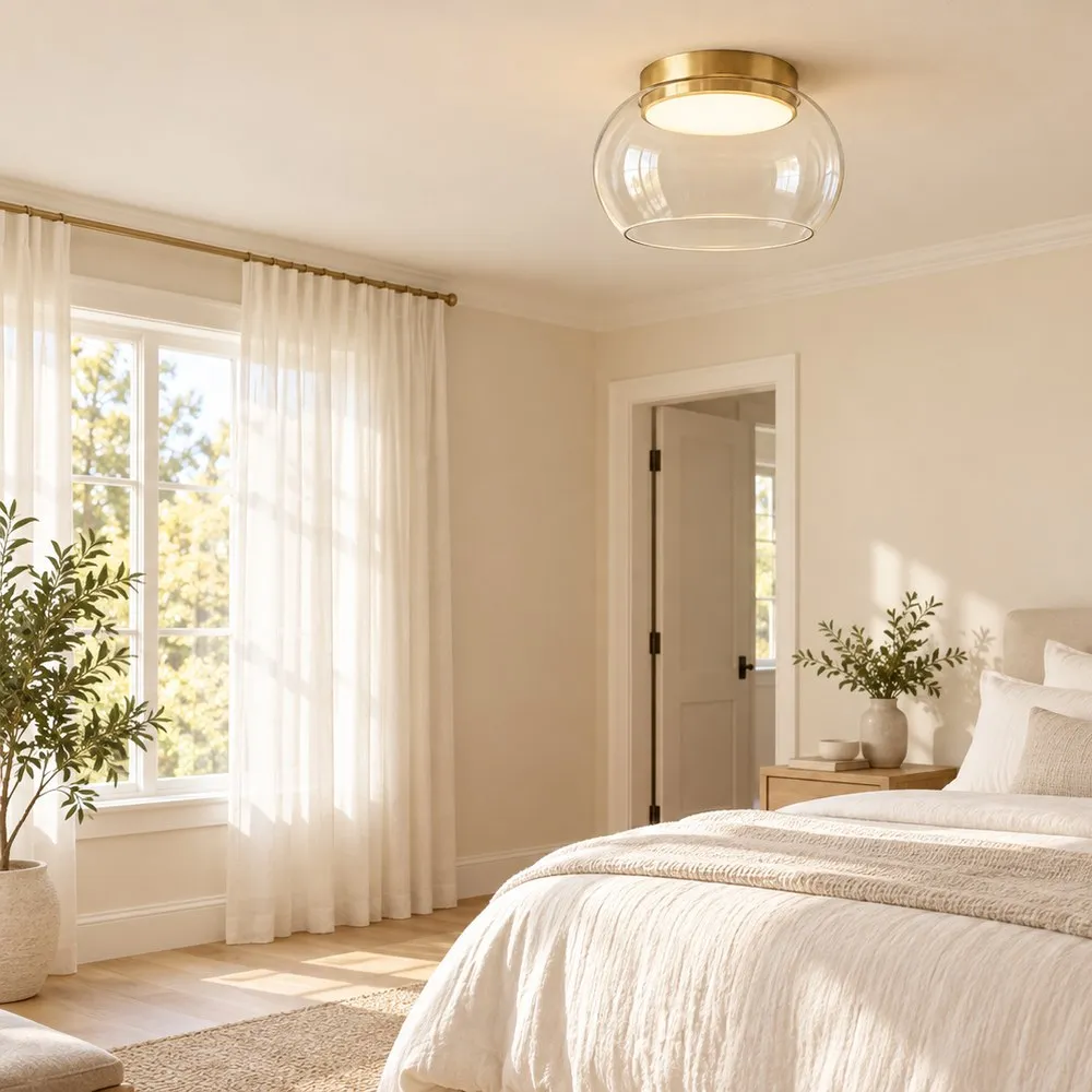 Moderne glazen plafondlamp