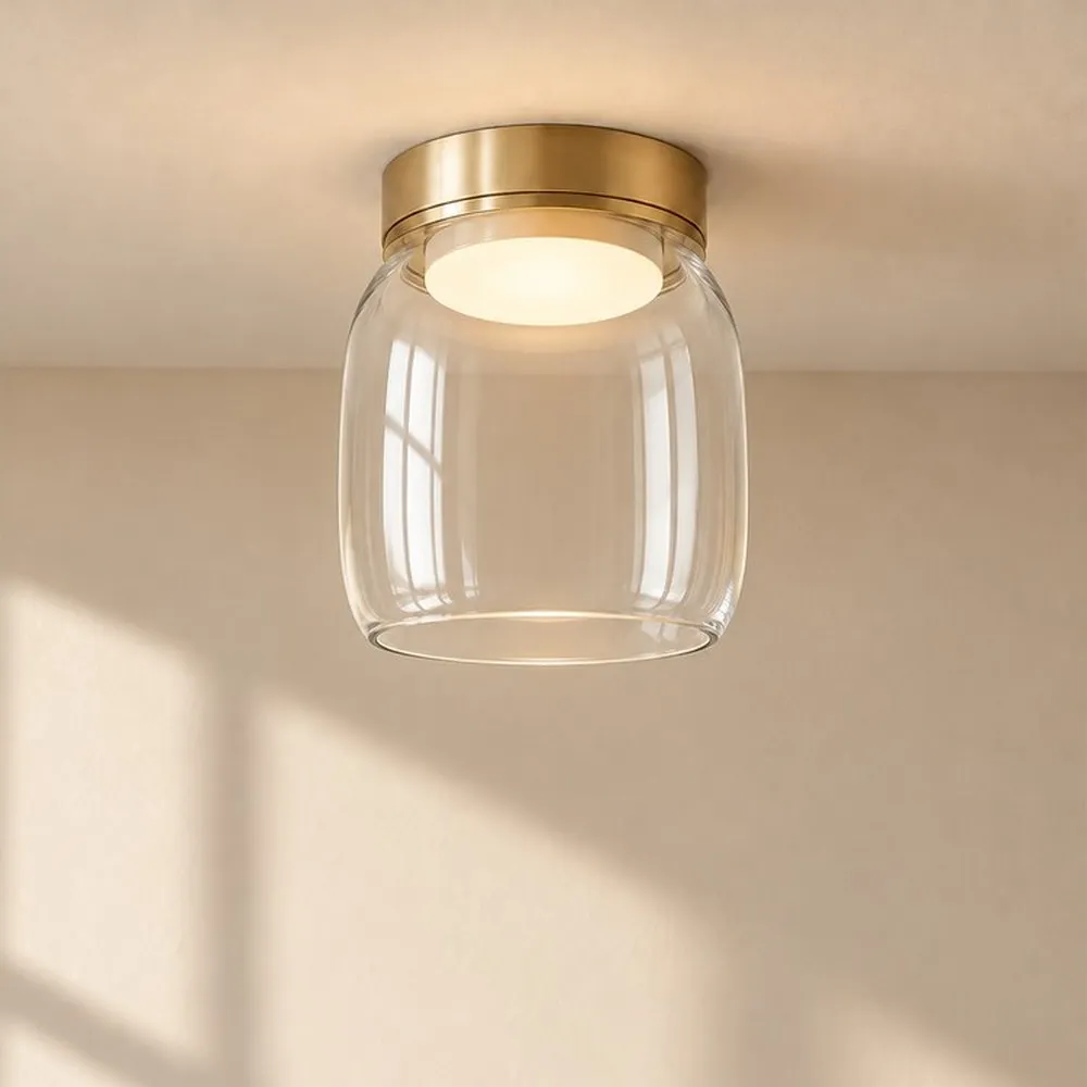 Moderne glazen plafondlamp