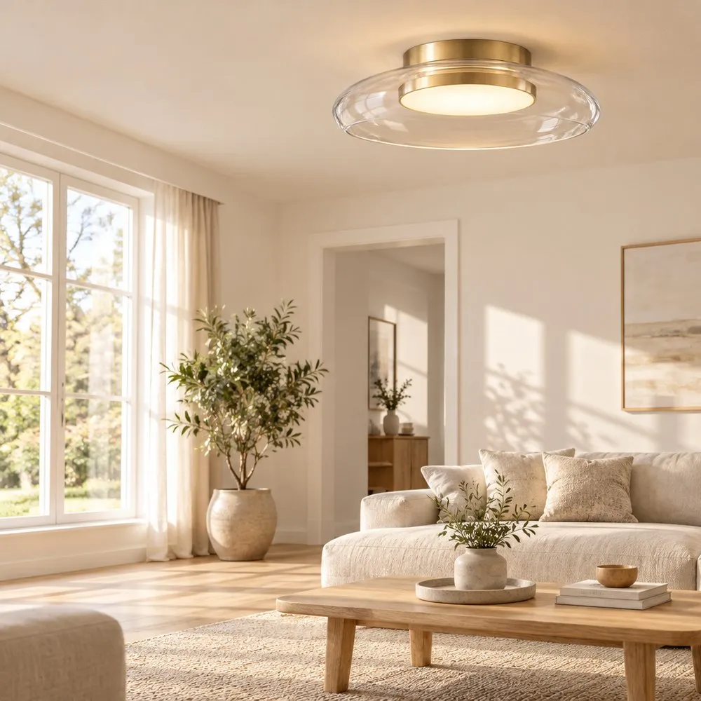 Moderne glazen plafondlamp